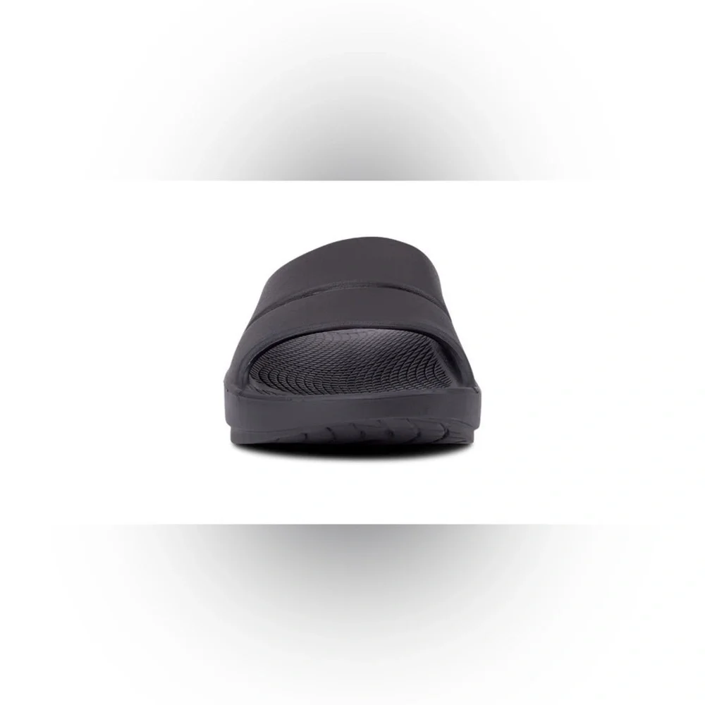 Oofos Men’s Ooahh Slide Sandal - Black Unisex Slide Women’s Sz 10/ Men’s 8